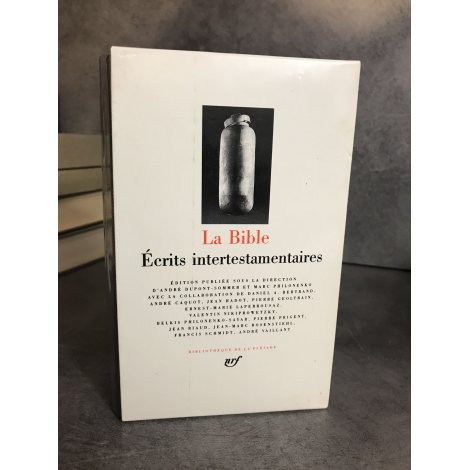 Collection Bibliothèque de la pléiade NRF La bible écrits