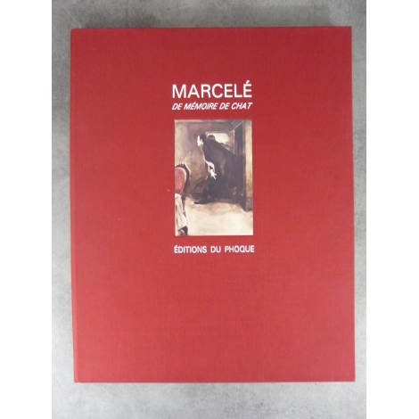 Marcelé De mémoire de Chat Edition originale en planches, signé, numéroté Etat de neuf superbe