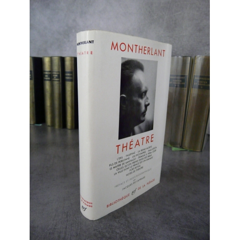 Collection Bibliothèque de la pléiade NRF Montherlant Théatre collector 1961