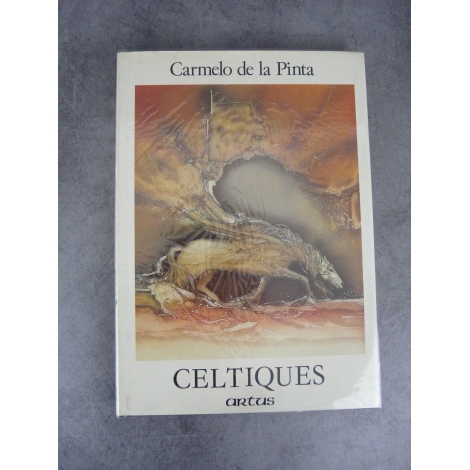 Celtiques Carmelo de la Pinta beau livre Artus 1986 Celte dessins beaux arts bretagne