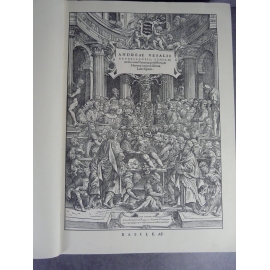 Vesale De humani corporis fabrica anatomie grand fac-similé de l'édition de 1543. 1964 numéroté rare. belle provenance.