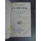 Rousseau Jean Jacques Oeuvres complètes Lefevre 1839 8/8 volumes notes historiques de Petitain reliures cuir.