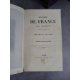 Anquetil Histoire de France 5/5 volumes gravures Paris Krabbe 1853 Reliures cuir de l'époque.