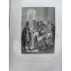 Anquetil Histoire de France 5/5 volumes gravures Paris Krabbe 1853 Reliures cuir de l'époque.