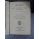 Saint François de Sales La vie dévote, traité de l'amour de dieu, bien relié....toutes tranches peignées
