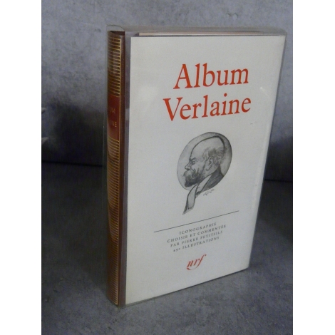 Collection Bibliothèque de la pléiade NRF Album Verlaine avec son emboîtage transparent d'origine rare en cet état