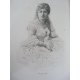 Madame Adam La chanson des nouveaux époux, plein maroquin marine signé Lanscelin Gustave Doré Constant Detaille...