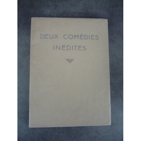 Tristan Bernard Rabier Labiche Deux comédies inédites Cortial Paris 1931 Edition originale Carabin médecine