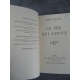 Béraud Henri Le feu qui couve Edition originale sur alfa très bel exemplaire en reliure d'époque