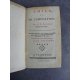 Rousseau Emile ou de l'éducation Francfort 1762 Année originale contrefaçon Ex libris Lord Sinclair