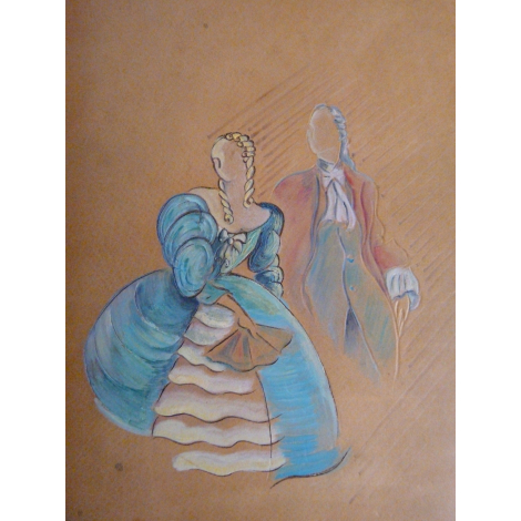 Abbé Prévost Manon Lescaut chevalier des Grieux Illustrations de Jean Droit plein box blond décoré.