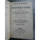 Nouveau manuel du baccalauréat ès lettre Hachette 1841 Philosophie, littérature histoire géographie mathématique physique...