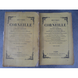 Œuvres des deux Corneille (Pierre et Thomas Corneille), précédés de la vie de Pierre corneille (théâtre, littérature)