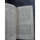 Semaine sainte bilingue Français latin de 1693 à saisir en l'état reliure en veau début XIXe .