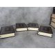 Montaigne Les essais Jean de Bonnot Bel exemplaire reliure cuir.Complet en 4 volumes