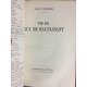 Paul Morand Vie de Guy de Maupassant Reliure maroquin doublé a décor symbolique. Précieux exemplaire de l'édition originale.