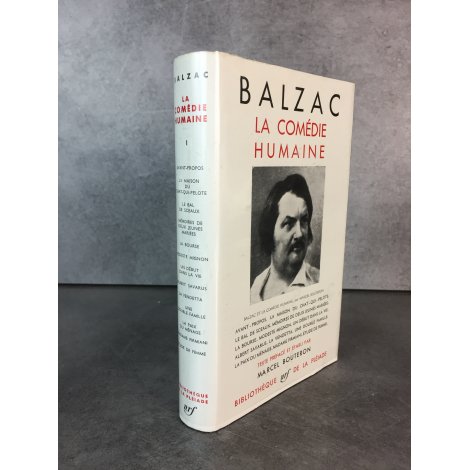 Collection Bibliothèque de la pléiade NRF Balzac comédie humaine T1