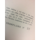 Daudet Alphonse Sylvain Sauvage Lettres de Mon Moulin Le N° 12 de tête avec suite en noir .