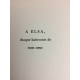 Aragon Le crève-coeur New-York Edition de la maison française première édition américaine vers 1942 first american p