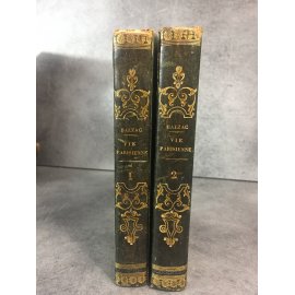 Balzac Honoré de Scènes de la Vie parisienne Charpentier 1839 Edition partie originale reliures du temps