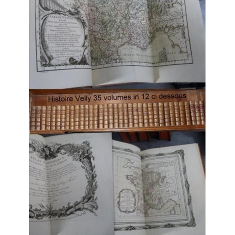 Velly Villaret Garnier Histoire France avec ses tables son atlas et Clovis