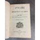 Année 1855, Annuaire de Lyon, Administratif, historique industriel et statistique reliure d'époque