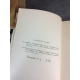 Muller Henry Trois pas en arrière La Table ronde 1952 Edition originale sur Alfa parfait exemplaire.