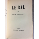 Némirovsky, Irène Le bal édition originale 1930 Numéroté sur alfa. Texte emblématique de l'autrice.