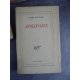 Apollinaire Guillaume lot de bons livres sur ou de Guillaume Apollinaire 6 livres