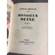 Bernanos Georges Monsieur Ouine Le 132 sur papier surfine Complet du beau frontispice de Collot Cheval