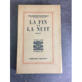 Mauriac François La fin de la nuit Edition originale numéro 285 sur Alfa Bon exemplaire 1935