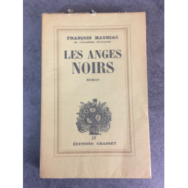 Mauriac François Les anges noirs Edition originale numéro 580 sur Alfa Bon exemplaire 1936