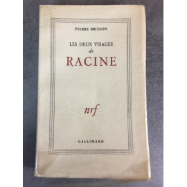 Brisson Pierre Les deux visages de Racine Le numero 4 de seulement 18 pur fil seul grand papier, très rare.