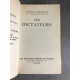 Bainville Jacques Les dictateurs 921935 Edition originale le numero 39 des 50 sur alfa pour Lardanchet Bel exemplaire