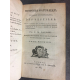 Sonnini Buffon Daudin Histoire naturelle générale et particulière Reptiles meyhode d'erpetologie .tome 1 et 4 gravures