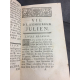 Bleterie (abbé de la) Vie de l'empereur Julien, Paris 1775 Plein cuir d'époque Histoire romaine