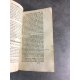 Saint Augustin Les confessions Complet en 2 volumes reliés Paris Martin 1741 reliure d'époque