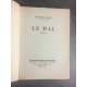 Mauriac François Le mal Grasset 1935 Edition définitive le numero 125 sur pur Chiffon.