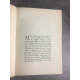 Mauriac François Le mal Grasset 1935 Edition définitive le numero 125 sur pur Chiffon.