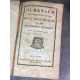 Année 1818, Almanach historique et politique Lyon Ballanche 1818 Reliure de l'époque