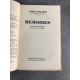 Maurois André Mémoires années d'apprentissage et année de travail des 300 sur vélin des Vosges.