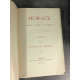 Horace traduit par Dethou envoi et lettre à Lucas de Montigny il remercie d'un article paru dans le courrier de Marseille