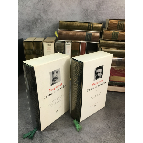 Collection Bibliothèque de la pléiade NRF Maupassant Contes et nouvelles bel exemplaire Economisez 50 euros