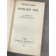 Edgar Poë Nouvelles choisies 1ere traduction française de Poe 1853 Le Scarabée d'or et L'Aéronaute Hollandais Voyage terre lune