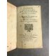 Hobbes elemens philosophiques du citoyen traité politique Paris Jean Henault 1651 Lumière philosophie idée.