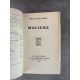 René Benjamin Molière Edition Originale Exemplaire numéroté 377 sur 440 sur papier alfa