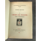 Charles Maurras Le chemin de Paradis Reliure maroquin signée de Septier le X de 50 hors commerce Edition originale