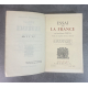 Ernst Robert Curtius Essai sur la France Edition Originale Exemplaire numéroté sur papier alfax navarre Lardanchet