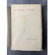 Georges Duhamel La Pierre d'Horeb Edition Originale Exemplaire numéroté sur grand papier pur fil Montgolfier
