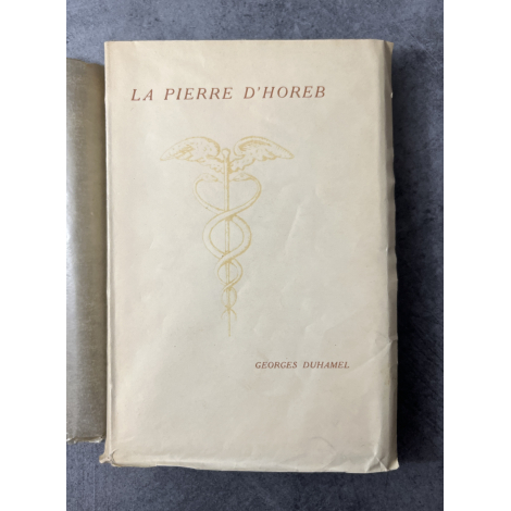 Georges Duhamel La Pierre d'Horeb Edition Originale Exemplaire numéroté sur grand papier pur fil Montgolfier